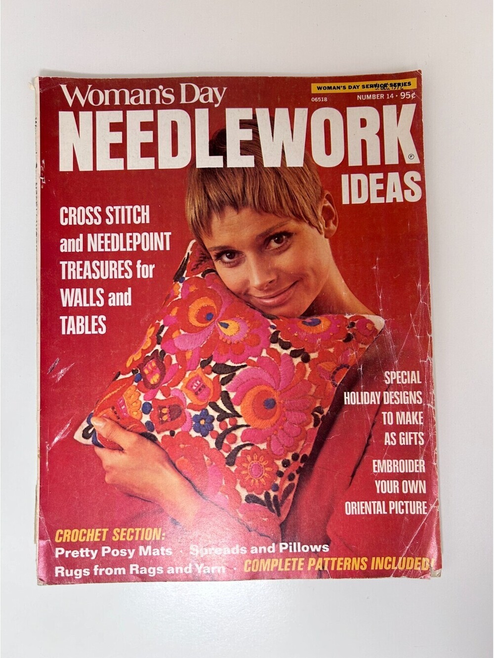 Woman's Day Needlework Ideas Magazine Number 14 1972 VINTAGE